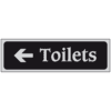 Toilets arrow left sign - Ref: gs628k