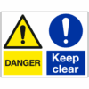 Danger keep clear sign - Ref: mp3