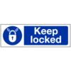 Keep locked sign - Ref: ms19