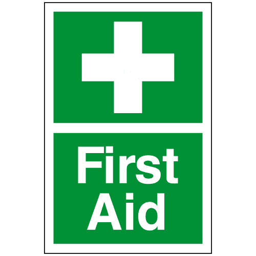 First aid sign – Ref: sc492 – Safety Sign Warehouse