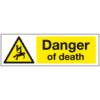 Danger of death sign - Ref: ws6