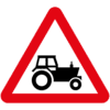 Agricultural Vehicles In Road Ahead Sign - Ref: diag 553.1