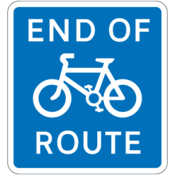 End Of Cycle Lane
