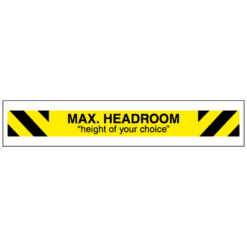 Customisable Max Headroom Sign