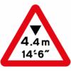 Maximum Headroom Available Ahead Sign - Ref: diag 530a