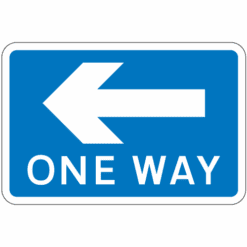 One way traffic sign - Ref: diag 810