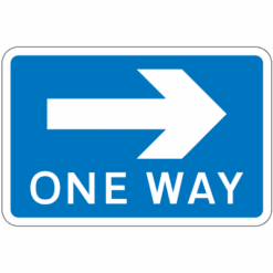 One way traffic sign - Ref: diag 810r