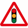 Traffic Signals Ahead Sign - Ref: diag 543