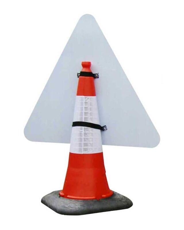 Traffic Queues Ahead Diag 584 cone sign – cns584 (cone sold separately ...