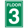 Floor 3 Green sign - Ref: st70