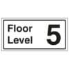 Floor Level 5 sign- Ref: st34