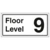 Floor Level 9 sign- Ref: st38