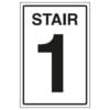 Stair Level 1 sign- Ref: st15