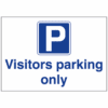 Visitors Parking Only sign - Ref: cp13