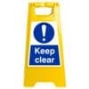 Keep Clear sign - Ref: w896
