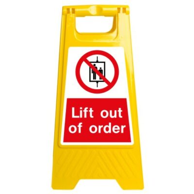 Lift Out Of Order sign – Ref: w894 – Safety Sign Warehouse