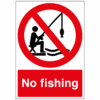 No fishing sign - Ref: p168