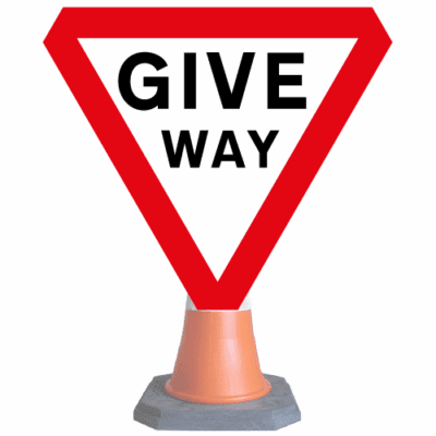 602 Signage Examples Cone Signs – Safety Sign Warehouse