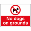 No dogs on grounds sign - Ref: p289