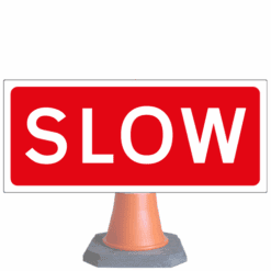 SLOW Diag 7013v1 cone sign - cns7013v1 (cone sold separately)