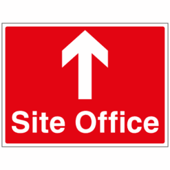Site office arrow up sign - Ref: p313