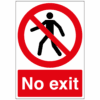 No Exit sign - Ref: p9