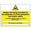 Images are being recorded for crime prevention sign - Ref: pa27