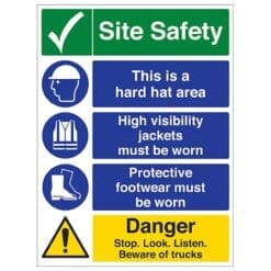 Site Safety Danger sign - Ref: c5