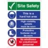 Site Safety Prohibition sign - Ref: c6