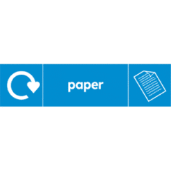 Recycle Paper sign - Ref: re25