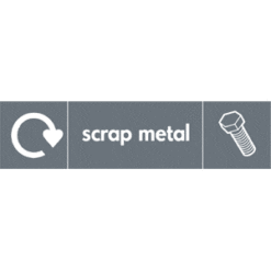 Recycle Scrap Metal sign - Ref: re69