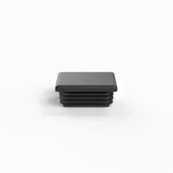50mm square post cap- Black