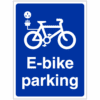 E-bike parking sign - Ref: cp203