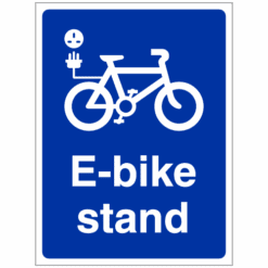 E-bike stand sign - Ref: cp204