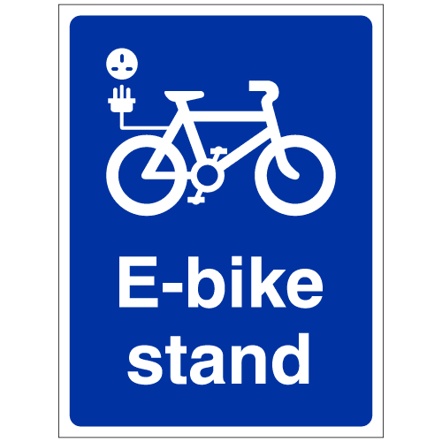 e-bike-stand-cp204-sign-med – Safety Sign Warehouse